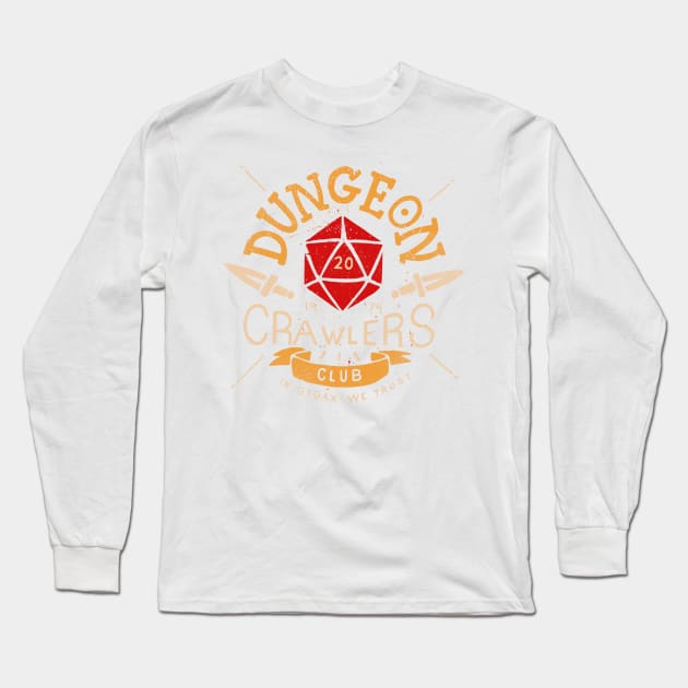 Dungeon Crawlers Club Long Sleeve T-Shirt by Azafran